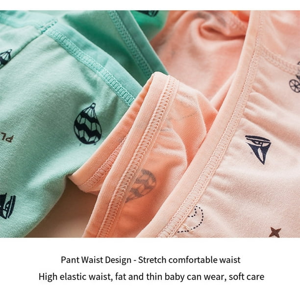 fastboy 3Pcs Lovely Printed Children Period Menstrual Underwear Briefs  Lingerie Leakproof Underpants Kids Teenager fruit green S