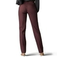 thumbnail image 2 of Women's Lee Secretly Shapes Twill Straight-Leg Pants Black, 2 of 5