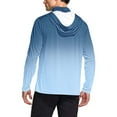 thumbnail image 5 of successthop Sun Protection Shirts for Men with Face Cover Hooded Long Sleeve Gradient Jacket for Outdoor Driving Traveling Hiking Fishing Blue L, 5 of 6