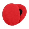 thumbnail image 4 of Separate Ear Warm Cover,No Headband Ear Muff,Windproof Thermal Ear Gear,Soft Plush Warm Texture Outdoor Commute Cold Resistant Portable Comfortable Universal Ear Protection Accessory,Red,S-3.15'', 4 of 8
