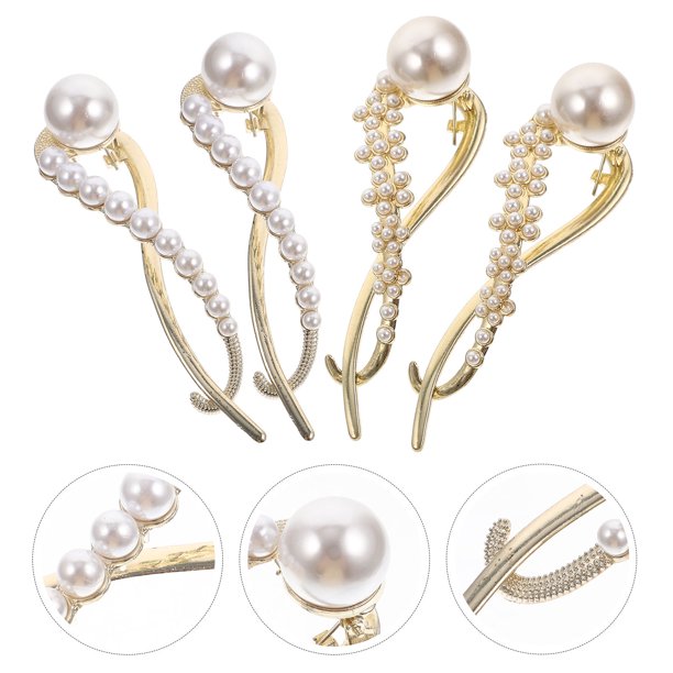 IFANLANDOR 2Ud Pasadores De Dorados Con Para Mujer Y Decorativos Para