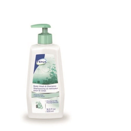 TENA Body Wash & Shampoo 16.9 oz - 10 ct.