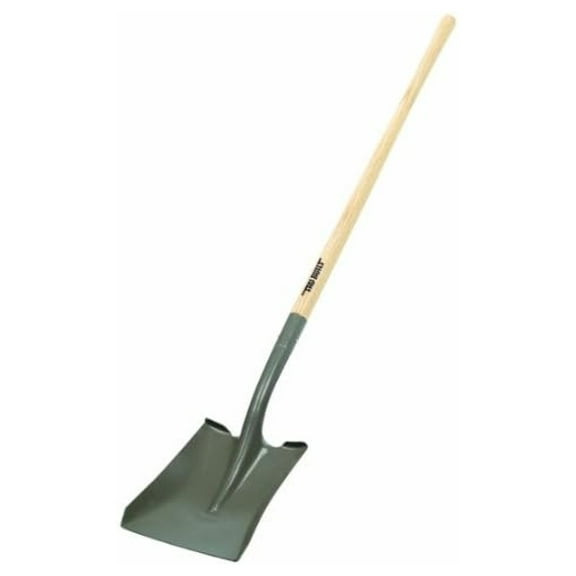 Exlonjet 31174 Tru Built Square Point Shovel, Long Handle, 45-Inch