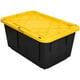 thumbnail image 1 of Caja Organizadora Resistente BoxUpYellow 10Pzas 102 Lt 77x52x38cm Apilable Polietileno Color Negro/Amarillo., 1 of 1