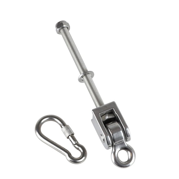 Stainless Steels Swing Hangers with Bearing Hammock Swing Hanger Carabiner Hook for Indoor/Outdoors Swing Hardware