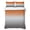 Gray Orange, variant on King Quilt Set 96''x106'', Burnt Orange Gray Ombre Lightweight Bedspread Coverlet Set with 2 Pillow Shams, Modern Gradient Abstract Art Breathable All Season Quilt Bedding for Bedroom/Guest Room