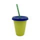thumbnail image 5 of Injueey Con tapas de paja, taza de paja reutilizable, taza de café, jugo, taza de paja, fondo de plástico personalizado, taza portátil para Utensilios de cocina Injueey HA003548-00, 5 of 6