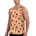 thumbnail image 2 of Xecao Cups of Tea Men's Tank Top Workout Quick Dry Sleeveless Gym Jogging Muscle Shirts Summer Swim Beach Tops, 2 of 9