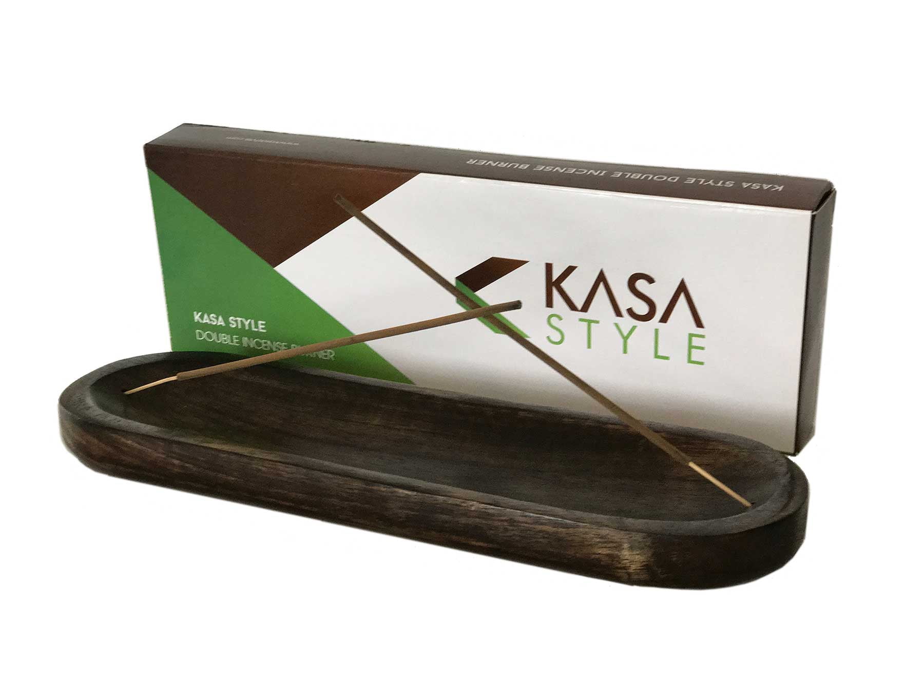 Kasa Style Double Incense Burner Ancient Sensations Premium Incense Sticks with Nag Champa