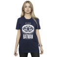 thumbnail image 2 of DC Comics T-Shirt Boyfriend en Coton Logo Blanc Batman pour Femmes, 2 of 4