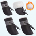 thumbnail image 1 of Paw Protectors Shoes for Small Medium Size Dogs Winter Booties for Puppies 4PCs B7, 1 of 5