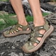 thumbnail image 3 of YOURDIARY Men's Closed Toe Hiking Sandals, Quick Drying Non-Slip Outdoor Water Beach Shoes for Men, Breathable Adjustable Summer Sandals for Camping Trekking, 3 of 8