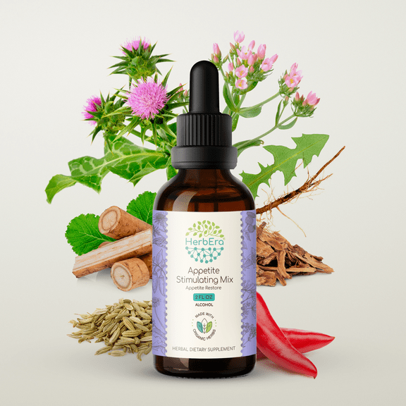 Appetite Stimulating Mix Alcohol Extract Tincture. Appetite Restore 2 oz