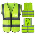 thumbnail image 3 of Chaleco Reflectante Seguridad Reflectantes para Trabajadores Conductores (modelo Con Cremallera), 3 of 8