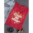 thumbnail image 3 of Cinco De Mayo Churros Festive Celebration Design Women's T-shirt, 3 of 4