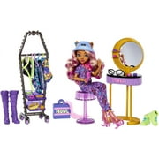 Monster High Clawdeen Doll Wolf Boo-tique Studio Playset Mattel HKY70