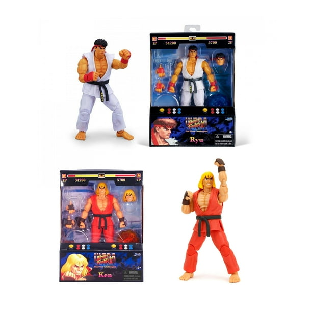Jada Toys – Street Fighter II Tournament Bundle (Ryu, Ken, Dhalsim