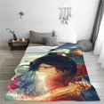 Kubo And The Two Strings Blanket Throw Bedding Room Decor Flannel