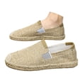 thumbnail image 3 of Men's Casual Shoes Trendy Breathable Linen Sneakers Stylish Espadrille Fisherman Footwear For Everyday Wear Best Shoes For Men, 3 of 8