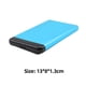thumbnail image 3 of Caja HDD de 2,5 pulgadas USB3.0/3,1 SATA para menos de 9,5 HDD y SSD (Azul) Likrtyny Para estrenar, 3 of 9