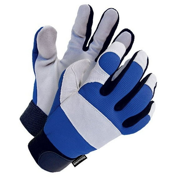 Bob Dale 20-9-1200-L Mechanics Glove Split Leather Palm Lined Thinsulate™ C100, Size L (Pack of 120)