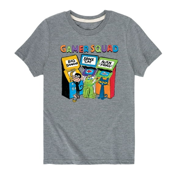 Pete The Cat - Gamer Squad - Toddler Short Sleeve Graphic T-Shirt