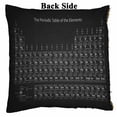 thumbnail image 2 of PKQWTM White Chemical Periodic Table Of Elements Reversible Mermaid Cushion Cover Home Decor Sequin Pillow Case Size 20x20 inches, 2 of 2
