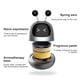 thumbnail image 5 of Robot Coche Aire Acenuado Outlet Outlet Gaming Vent Clip Dashboard Largo Aroma Aroma RVS SUV Camión Difusor Llena Difusor Hombres Opiente Tipo 1, Recarga AweSitey VI001659-04B, 5 of 6
