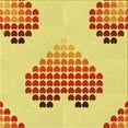 thumbnail image 1 of Ahgly Company Machine Washable Indoor Square Transitional Orange Area Rugs, 6' Square, 1 of 7
