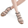thumbnail image 1 of DREAM PAIRS Sandalias planas de verano con diseño de gladiador para mujer Dream Pairs DFS211, 1 of 2