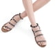 thumbnail image 1 of DREAM PAIRS Sandalias planas de verano con diseño de gladiador para mujer Dream Pairs DFS211, 1 of 2