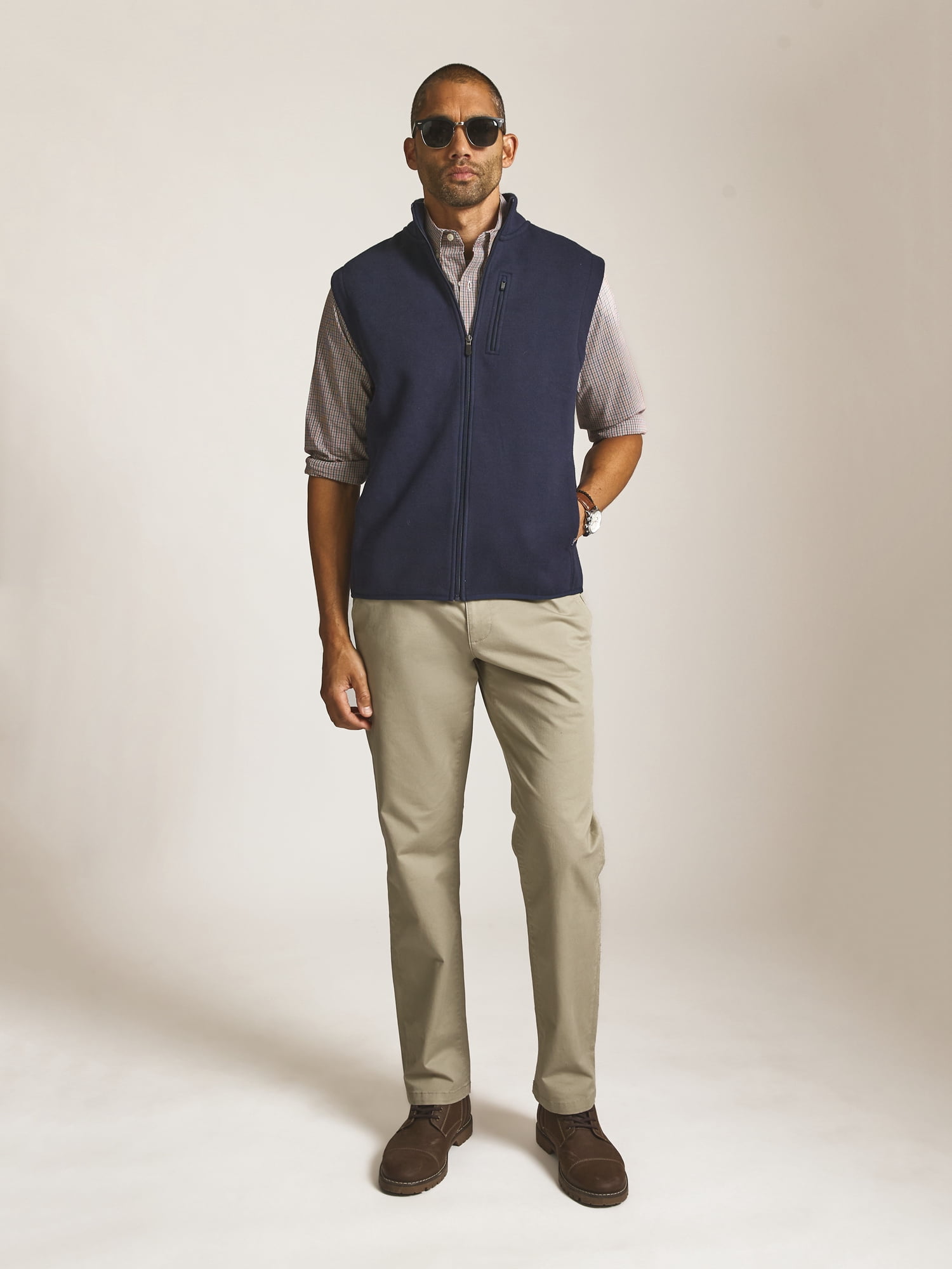 Chaps Men’s and Big Men’s Easy Care Long Sleeve Shirt, Sizes S–2XL