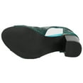 thumbnail image 4 of Roper Womens Mika Floral Embossed Peep Toe Shootie Pumps Dress Casual Shoes, 4 of 4