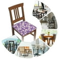 thumbnail image 7 of Cauagu Daisies Flowers for Dining Chair Seat Covers,Slipcovers Kitchen Chair Covers Upholstered Chair Seat Cushion Cover Chair Seat Protector-Six Piece, 7 of 7