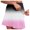 Light Pink, variant on FASHOFT Tennis Skirts For Women Gradient Color Elastic Double Layer Skort With Pockets For Daily Fitness And Sports Wear Womens Athletic Skirt Dark Blue