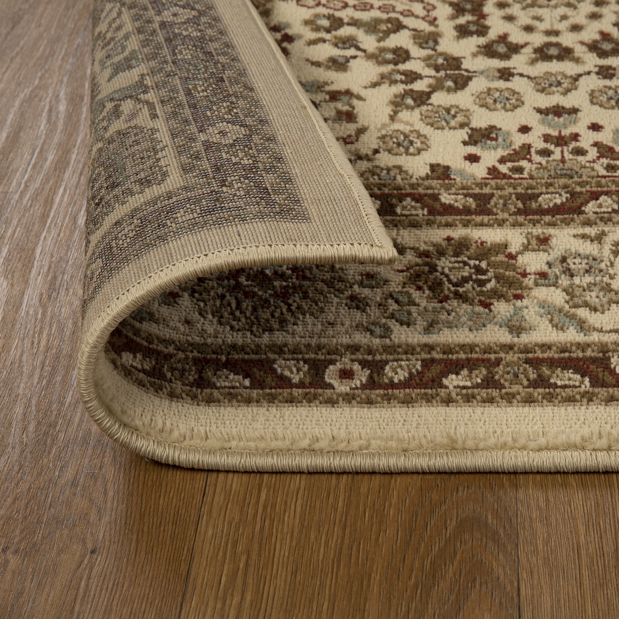 Superior Traditional, Classic Floral Scroll Border Area Rug, 8' x 10'