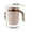 Brown, variant on xaoyunyn Self Stirring Coffee Mug Stainless Steel Automatic Mixing Cup with Magnetic Stirrer,Double Wall Insulated Travel Cup for Hot/Cold Drinks,Office Home Use