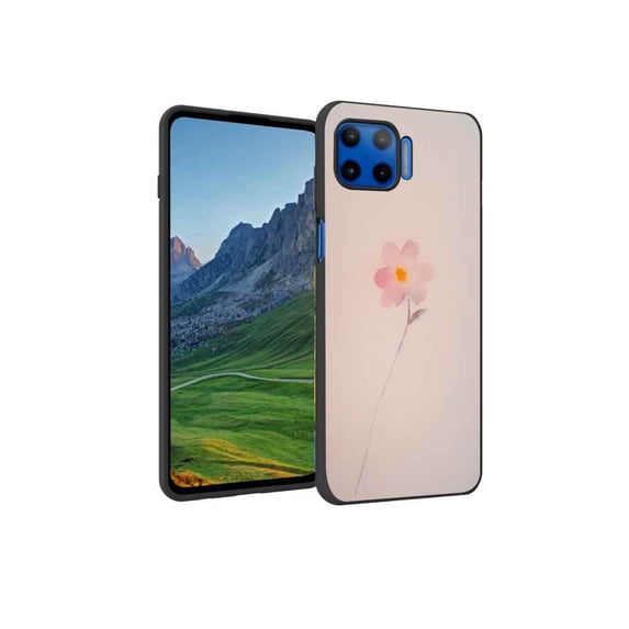 Compatible with Moto G 5G Plus Phone Case, Minimalist-Watercolour-Flower-14 Case Silicone Protective for Teen Girl Boy Case for Moto G 5G Plus