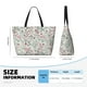 thumbnail image 4 of Fotbe Fairy Floral Bolsa de Viaje para Playa - Resistente al Agua, Bolsa Tote de Gran Capacidad y Ligera con 7 Bolsillos para Mujeres y Hombres, 4 of 7