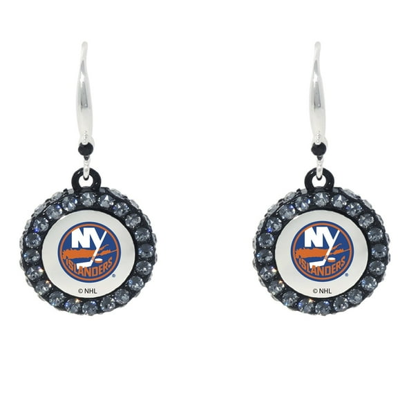 New York Islanders Hockey Puck Earrings