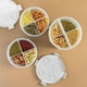 thumbnail image 5 of Tarro de almacenamiento de latas selladas transparentes de 4 rejillas con tapa multiabierta Cocina casera Contenedor de alimentos Herramienta L kenally HA7658-02B, 5 of 7