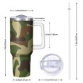 thumbnail image 2 of Camouflage 40oz Tumbler– Stainless Steel Insulated Tumbler with Handle and Straw, Large Capacity Travel Cup for Hot & Cold Drinks, 2 of 6