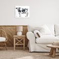 thumbnail image 2 of Stupell Industries Dairy Cow on White Wall Plaque Art design by Sara Baker, 11 x 14, 2 of 7