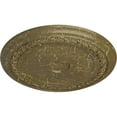 thumbnail image 3 of 31 1/8"OD x 1 1/2"P Carlsbad Ceiling Medallion (Fits Canopies up to 5 1/2"), Hand-Painted Mississippi Mud Crackle, 3 of 6