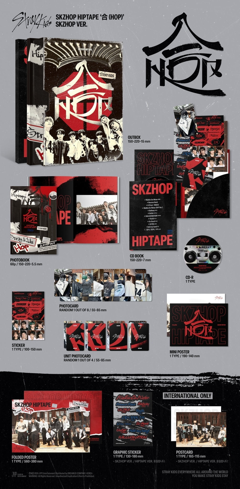 Stray Kids - HOP (Skzhop Ver.) - Music & Performance - CD