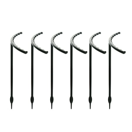 BToBackyard Plant support garden flower support piles, semi-circular plant support rings, plastic plant cages, flower pots, climbing grids for small plants, flowers, and vegetables (