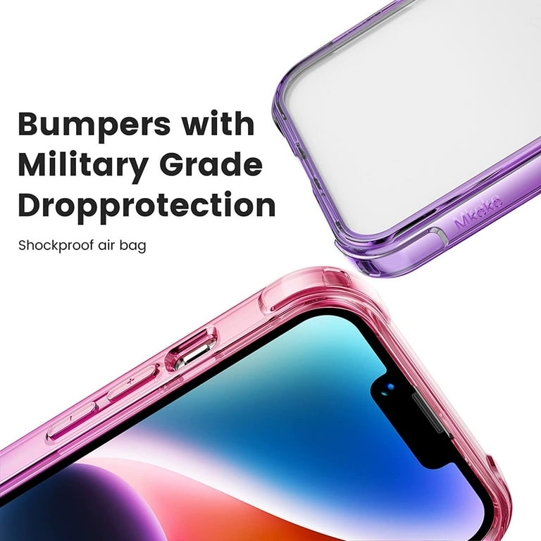 Mkeke Compatible for iPhone 11 Case, Clear Shock Absorption Bumpers Cases for 6.1 inch