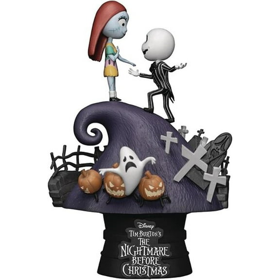 Beast Kingdom - The Nightmare Before Christmas - D-Stage - Jack & Sally 6" Statue, Beast Kingdom, Gifts