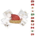 thumbnail image 4 of ziyahi Kids Hairbows Girl Christmas Bow Clips Coiffure Enfants Pinces à Cheveux de Noël, Paillettes Rouges Animal, 4 of 8