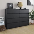 thumbnail image 5 of vidaXL Sideboard Concrete Gray 55.1"x13.7"x39" Chipboard, 5 of 36